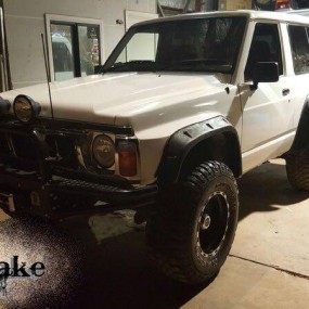 Overfendere Kut-Snake Nissan Patrol Y60 100mm textured
