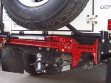Suport pentru cricul Hi-Lift 1,2 m – prindere pe bara spate pentru Land Rover Defender (1983–2016)