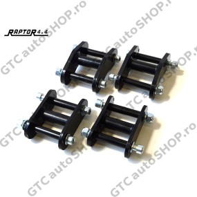 Cercei +5cm Raptor 4x4, arcuri foi Suzuki Samurai