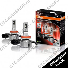 Becuri LED H9 Osram Night Breaker Smart omologate RAR