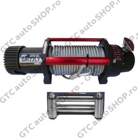 Troliu Grizzly Winch 13000 150:1 cablu otel