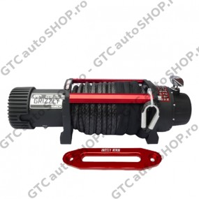 Troliu Grizzly Winch 13000 150:1 cablu sintetic
