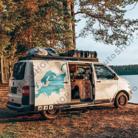 Portbagaj aluminiu Front Runner Volkswagen Transporter T5 LWB 2003-2015