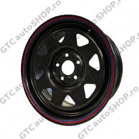 Janta OFM 16x7J, 5x114.3, ET+10 Black Pinin, Outlander