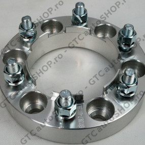 Flanse distantiere OFM Aluminiu 30mm, 6x139.7 Nissan Patrol, cu guler centrare decupat