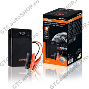 Robot pornire / Acumulator extern si compresor Osram BATTERYjumpstart 1000TI