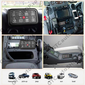 Panou de comanda cu 8 butoane pentru lumini auxiliare