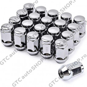 Piulite jante Dotz 12 x 1.25mm, set 24 bucati