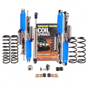 Suspensie - Kit complet Terrain Tamer PRO cu rezervor reglabile +4/5cm Wrangler JK