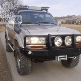 Bullbar bara fata F4x4 Toyota Land Cruiser 80