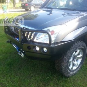Bullbar bara fata F4x4 Toyota Land Cruiser 120/125