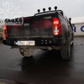 Bara spate F4x4 Toyota Hilux Vigo cu suport roata/canistra