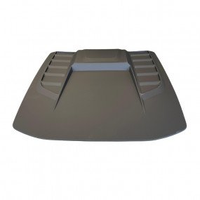 Ornament capotă negru, plastic ABS, Volkswagen Amarok (2010+), Nissan Navara NP300 (2016+), Toyota Hilux (2016+), Mitsubishi L200 (2019+) Safari