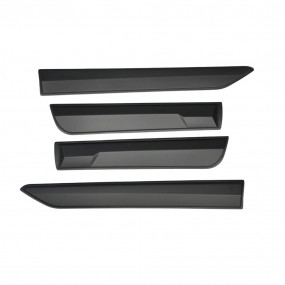 Ornament ușă slim, negru, plastic ABS, Toyota Hilux (2016+) Safari