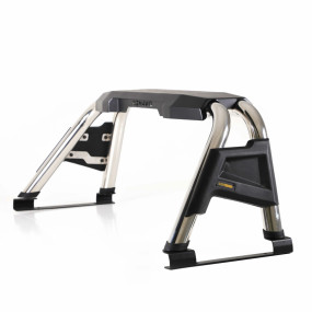 Rollbar Double Plus Chrome Toyota Hilux, Ford Ranger, Isuzu D-Max, Nissan Navara, Mercedes X-Class, Volkswagen Amarok, SSangYong Musso, Mitsubishi L200 AQM4WD PRB01
