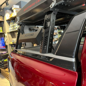 Rollbar Mountain Top Ford Ranger Raptor, Wildtrak pentru corturi de acoperiș si accesorii overlanding cu proiectoare AQM4WD S75