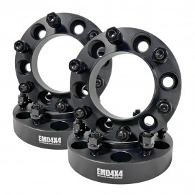 Set flanse distantiere 30mm, 6x139.7, M12x1.5, CB106.1, Toyota Hilux 1997-2025 (cu inel de centrare) Emd4x4