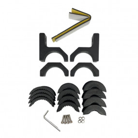 Set suporți de montare Bare LED / Proiectoare, 25-50 mm, EMD4x4