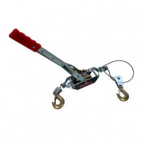 Troliu manual 2000 kg cu dinți și cârlige duble Emd4x4